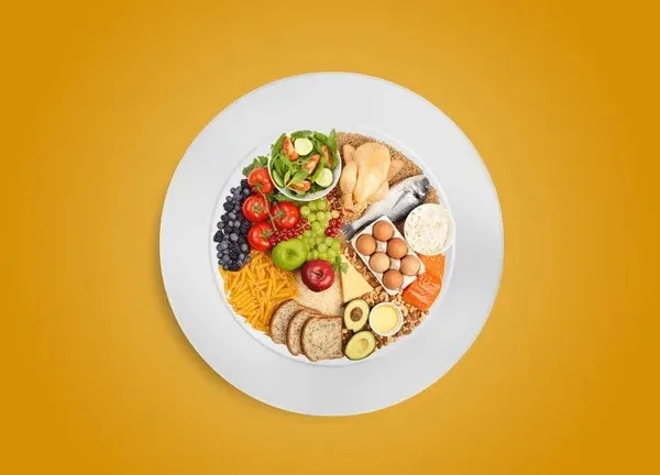 Healthy Food Fresh salad bowl to support clean eating habits